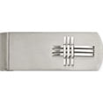 thumbnail image 1 of Stainless Steel Brushed And Polished Cross Money Clip (52.02 X 19) Made In China srm184, 1 of 5