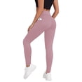 thumbnail image 2 of HKYNLAG Leggings for Women High Waisted Yoga Pants Stretch Casual Fitness Workout Running Ankle Legging Pink XL, 2 of 5