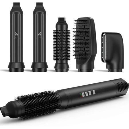 5 in 1 Hot Air Styler, High-Speed Ionic Hair Dryer Brush, Auto Wrap Hair Curler, Blow Dryer Brush, Hair Styler Without Heat Damage, Hair Styling Tools for Fast Drying and Styling