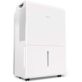 Haier 45-Pint Dehumidifier for Basements w/Drain, White, DE45EM-L