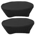 thumbnail image 5 of CIMAXIC 2Pcs Round Chair Seats Cover Polyester Material for Kitchen Stools and Home Use, 5 of 8
