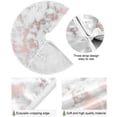 thumbnail image 2 of Coolnut Marble Christmas Tree Skirt Home Decoration Large Round Christmas Tree Skirt for Holiday Party Home Christmas Day Ornaments,35.4", 2 of 6
