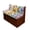 Butterfly Flower Dream, variant on XYZCANDO RV Dining Chair Seat Covers, Compatible with Camper Travel Trailer, Camper Cushion Covers for Bench RV Booth Seat Washable, Colorful Butterfly Pattern