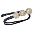 thumbnail image 1 of Roll Bun Maker Easy Fake Pearl Retro Hair Accessory Bun Shaper for Fine Hair, 1 of 10