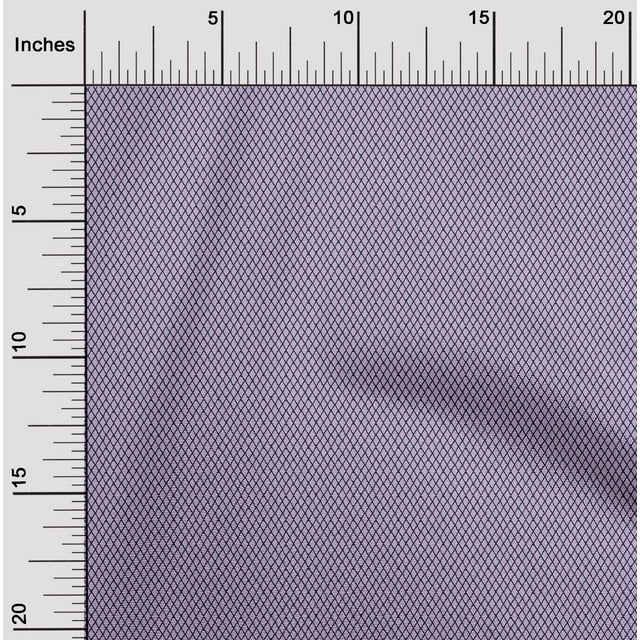 oneOone Polyester Lycra Pastel Purple Fabric Geometric Check Sewing Craft Projects Fabric Prints By Yard 56 Inch Wide