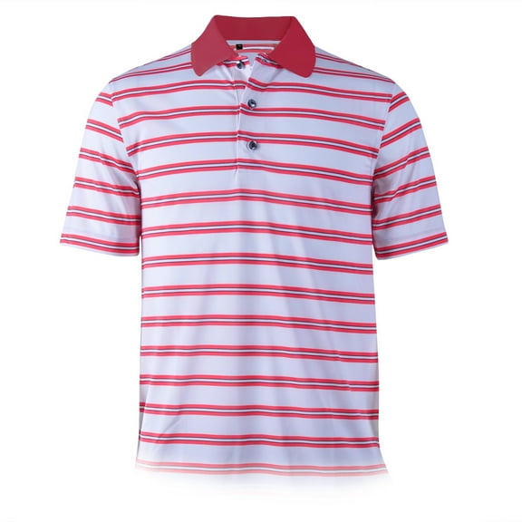 Monterey Club Men's Dwayne Deluxe Texture Golf Polo Shirt #3626