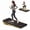 Black-with handle, variant on SONITU 5-in-1 Walking Pad with Vibration Plate & 14% Incline, 3.0HP Walking Pad with Handle Bar, Portable Under Desk Treadmill for Home,265LBS Capacity