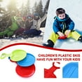 thumbnail image 2 of Vikakiooze Outdoor Winter Plastic Skiing Boards Snow Grass Sand Board Ski Pad Snowboard, 2 of 9
