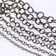 thumbnail image 5 of Collar de acero inoxidable con anillo abierto de oro y galvanoplastia para horno de vacío, pulsera, anillo de conexión negro, anillo único de retención de color de moda, 200 piezas, 5 of 6
