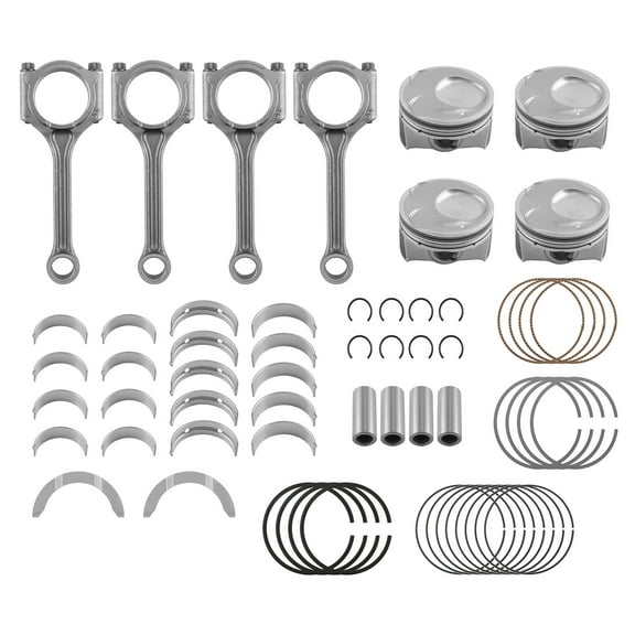 Maxpeedingrods Engine Piston Kit Connecting Rod Main Bearings for Hyundai Kia 2.0L 2014-2018, Replaces 230412E210 230412E200 23510-2E001 21020-2G100