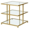 thumbnail image 4 of Henn&Hart 22" Gold Side Table, 4 of 5