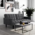 thumbnail image 2 of Harper Convertible Sofa Sleeper Futon with Arms, 2 of 9