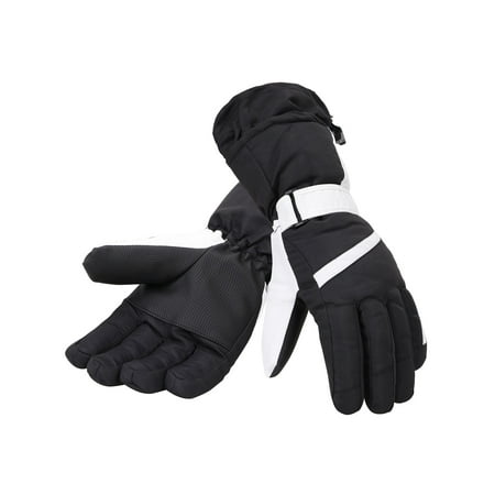 Women’s Thinsulate Lined Waterproof Outdoor Ski Gloves, M,