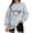 Light Gray, variant on Sweatshirt for Women Sweat Shirts Women Long Sleeve Women Pullover Light Gray Crewneck Women'S Fall Sweatshirt Workout Wear