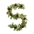 thumbnail image 2 of sruoe Artificial Christmas Garland Unlit, Christmas Decorate, Faux Garlands Christmas, Fake Greenery Garlands, Hanging Garland, Vine Garland for Door Stair Fireplace Indoor Tabletop Decor, 2 of 6