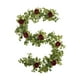 thumbnail image 2 of Christmas Rattan Garland Green Pin Needle Style | 5.9ft Artificial Dog Tail Shaped Decorative Vine for Indoor Outdoor Party Home Holiday Decor | 1 Piece 70.9 Inch Flexible Plastic, 2 of 6