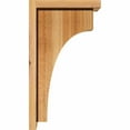 thumbnail image 3 of 6"W x 10"D x 18"H Huntington Rough Sawn Corbel w/Backplate, Western Red Cedar, 3 of 9