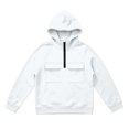 thumbnail image 5 of ITSAME Boys Half Zip Fleece Hoodie Pullover Long Sleeve Loose Fit Casual Fashion Sweatshirt with Chest Pockets Size 4T, 5 of 9