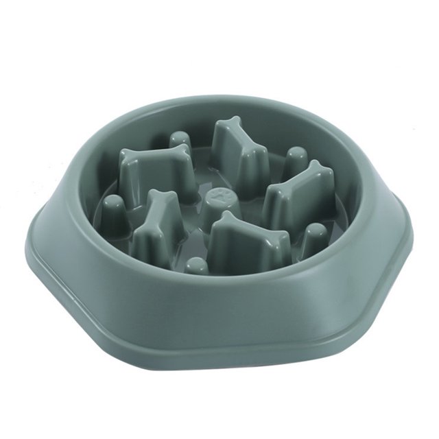 Bsvklp Comedero Lento para Comida Dieta Saludable Tazón para (verde)