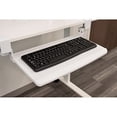 thumbnail image 4 of Stand Up Desk Store Plateau de Clavier Compact à Pince Rétractable et Ajustable/plateau de Clavier sous le Bureau / Augmente le Confort et l'Espace de Bureau Utilisable / pour Desks Up to 1.5 Pouces (24.5 Pouces x 11.5 Pouces) (Blanc) (Petit), 4 of 4