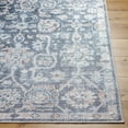 thumbnail image 3 of Hauteloom Legacy Living Room, Bedroom Machine Washable Area Rug - Traditional - Navy Blue, Orange, Off White - 3'11" x 5'11", 3 of 8