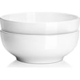 thumbnail image 3 of Large 9.5 Inch Serving Bowls for Salad and Sides, Microwave and Dishwasher Safe White Bowls for Dinner Parties and Kitchen Decor, 3 of 3