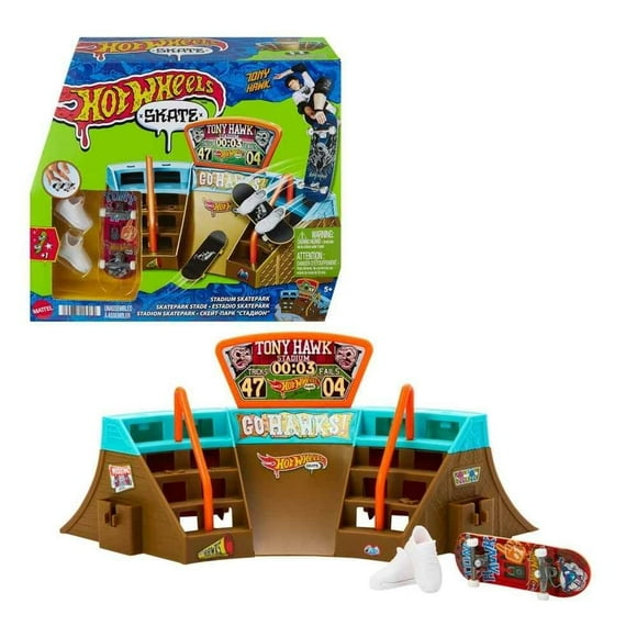 Pista de Juguete Hot Wheels Skate Set Estadio Tony Hawk