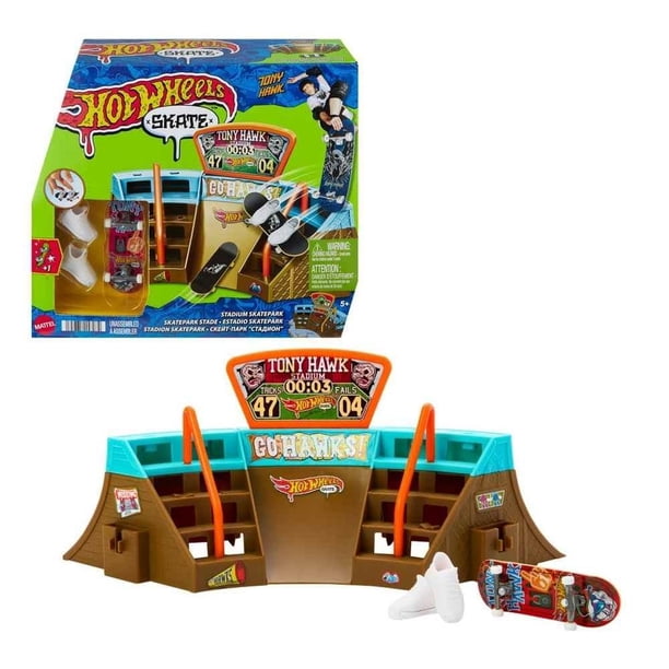 Pista de Juguete Hot Wheels Skate Set Estadio Tony Hawk