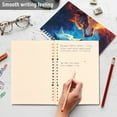 thumbnail image 2 of Artistic Wild Wolfs Animal Spiral Journal Notebook College Ruled Notebook 8.3" x 5.7" A5 Lined Thick Paper Page, 2 of 6