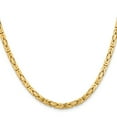 thumbnail image 2 of TheJewelryHut Designer 14k 4mm Byzantine Chain, 2 of 2