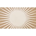 thumbnail image 2 of Avyay Rugs Hand-Tufted Wool Round Area Rug, 5 ft Round, Warm Natural, Indoor Use, 2 of 5