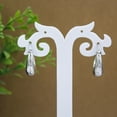 thumbnail image 5 of 925 Sterling Silver Handmade Lightweight Crescent Design Hoop Earrings for Women Everyday Casual Fashion Minimalist Hypoallargenic Hoops Gift Jewelry, 5 of 8