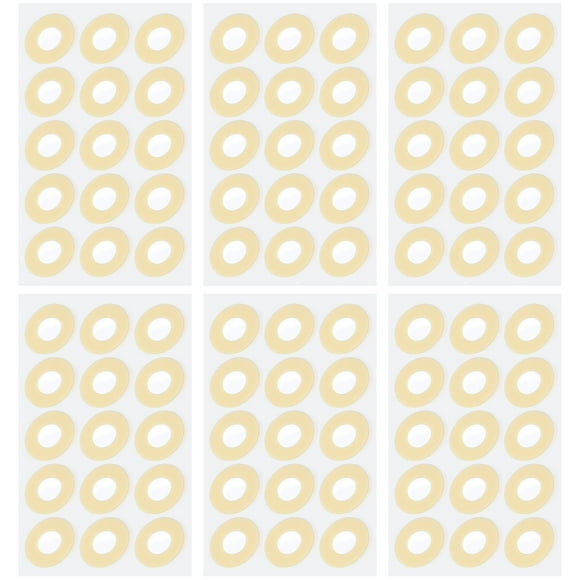 90 unidades/6 láminas de almohadillas autoadhesivas para callos, protectores de dedos y pies