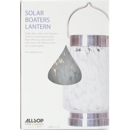 UPC 035286306744 product image for Solar Boaters Lantern, White Cylinder | upcitemdb.com