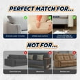thumbnail image 4 of Panther Armor Cat Couch Protector for Cat Scratching Furniture Defense, Gray, Back Rest, 4 of 8