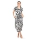 thumbnail image 5 of Vestido camisero estampado tropical Roman Fashion /Juvenil, 2619 (Negro) negro CH, 5 of 5