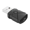 thumbnail image 2 of Adaptador receptor transmisor de audio perfecl AUX compacto USB 3.5 mm V5.2, 2 of 8