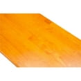 thumbnail image 3 of Pemberly Row Rubberwood Dining Bench with Protective Floor Glides in Oak, 3 of 6