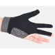 thumbnail image 5 of 1pc Guante de billar de tres dedos Guante de mano izquierda elástico antideslizante de silicona - Talla M (Negro), 5 of 5