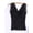 Black, variant on Fashion Sexy Ladies Lace Bra With Chest Pad V-Neck Sleeveless Long Vest