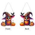 thumbnail image 4 of Rhinestone Art Window Pendants Pintura Diamantes Ornamentos Colgantes Kit Acrílico Animal Calabaza Halloween Forma Especial para Principiante, 4 of 9