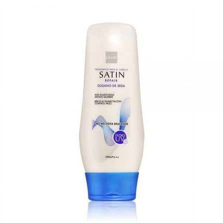 L'MAR Professional Satin Hair Repair Leave-In Treatment Silkworm and Frizz Control 9.6oz | Tratamiento Para El Cabello Gusano de Seda Brillo y Humectacion