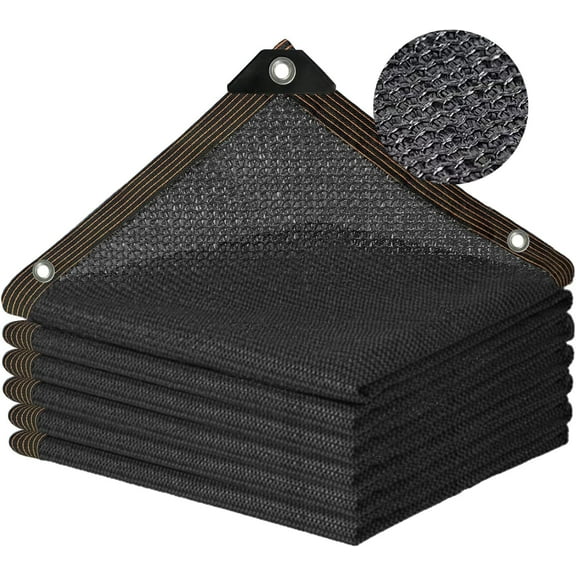 RUseeN Garden Shade Cloth - for Plants Heat Protection 6'x3', 90% Vegetable Greenhouse Canopy with Grommets, Chicken Coop & Dog Kennel Cover, Outdoor Sun Tarp of Backyard & Balcony
