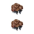thumbnail image 3 of Wweixi 10pcs Plastic Artificial Flowers - Lifelike Beauty For Any Setting Artificial Silk Peonies Flowers Bean paste colored 2Set, 3 of 6