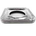 thumbnail image 3 of Stove Burner Covers | 10 Pack Aluminum Foil Square  Stove Burner Covers | Reusable High-temperature Resistant Stove Top Protector for Clean Hygienic Kitchen, 3 of 6
