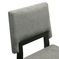 thumbnail image 6 of Channell Wood Dining Chair in Black Finish with Charcoal Fabric - Set of 6, 6 of 12