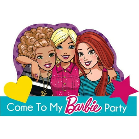 Barbie 'Barbie and Friends' Invitations w/ Envelopes (8ct)
