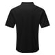 thumbnail image 5 of Blusa de manga corta con cuello alto y cremallera para hombre - Camisa informal de poliéster liso - Oficina/cita/fiesta de verano, 5 of 5