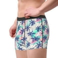 thumbnail image 2 of Gaeub Palm Leaves Print Men's Boxer Briefs,Super Fit Boxer Briefs for Men,Quick-Dry Underwear with 4-Way Stretch-Small, 2 of 5