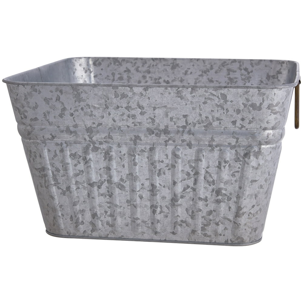 Better Homes & Gardens Galvanized Steel Square Tub